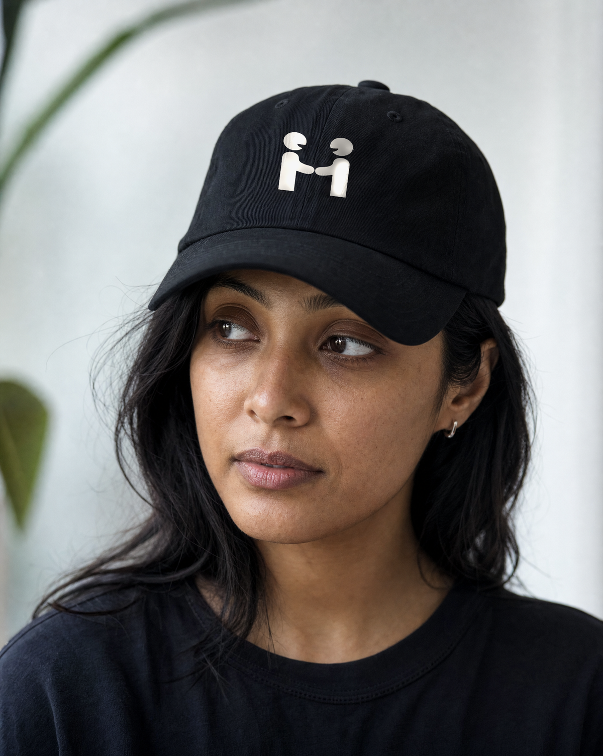 Human-H cap natural portrait view