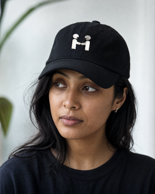 Human-H cap natural portrait view
